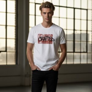 Men’s Graphic Print Round Neck T-Shirt